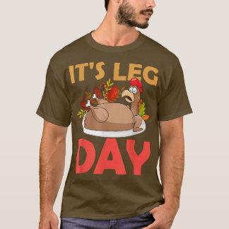 Het is een eend-dag Thanksgiving Gym Rat-poot-werk T-shirt