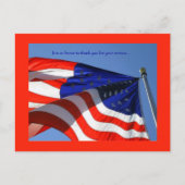 Het is een eer... Veterans Day Briefkaart (Voorkant)