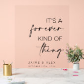 Het is een eeuwig soort huwelijk acryl bord (Huwelijk)