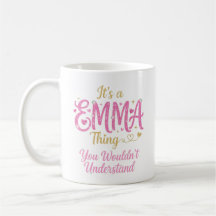 Het is een Emma-ding Roze Goud Vrouwen Cadeau