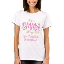 Het is een Emma-ding Roze Goud Vrouwen Cadeau