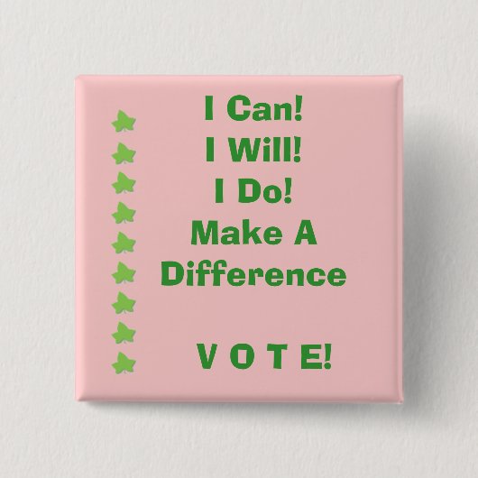 Het is een ernstige zaak! vierkante button 5,1 cm (Voorkant)