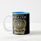 Het is een ernstiger ding dat je het niet kon begr tweekleurige koffiemok (Links)