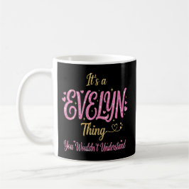 Het is een Evelyn-ding Roze Goud Vrouwen Cadeau Koffiemok