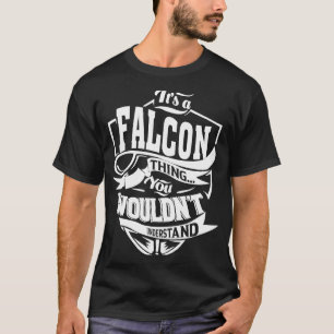 Het is een FALCON ding T-shirt