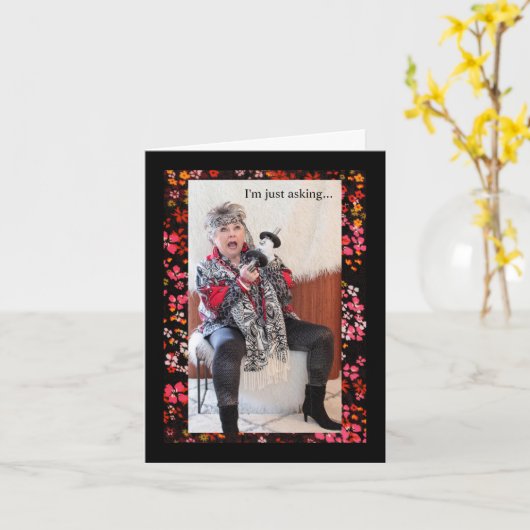 Het is een fantastisch idee om herfsten op de vloe kaart (Gele Bloem)