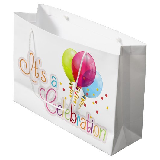 Het Is Een Feest Groot Cadeauzakje (Voorkant Gekanteld)