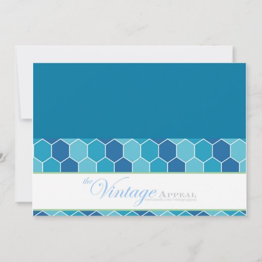 Het is een feest kaart (Achterkant)