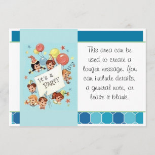 Het is een feest kaart