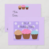 Het is een feest kaart (Voorkant / Achterkant)