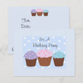 Het is een feest kaart (Voorkant / Achterkant)