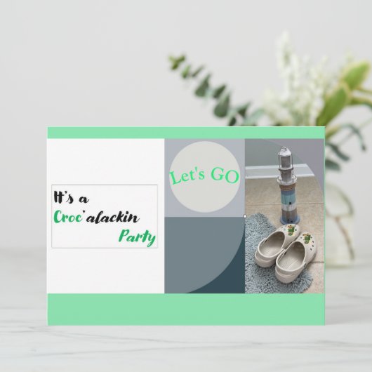 Het is een Feest Kaart (Staand voorkant)