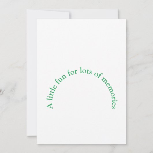 Het is een Feest Kaart (Achterkant)