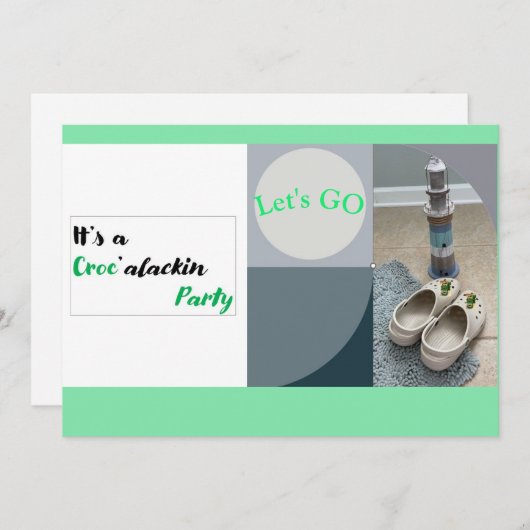 Het is een Feest Kaart (Voorkant / Achterkant)