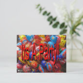 Het is een feest! Leveringen Uitnodiging Briefkaart (Staand voorkant)