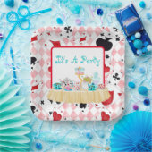 Het is een feest papieren bordje (Feest)