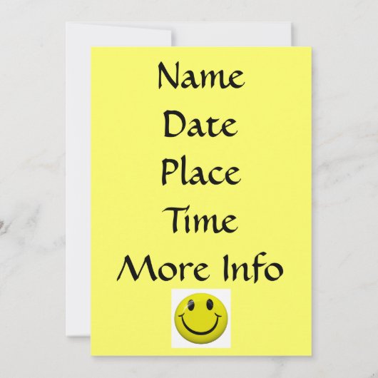 Het is een feest! Uitnodiging (Achterkant)