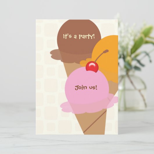 Het is een feestelijke feestelijke uitnodiging voo (Staand voorkant)