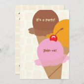 Het is een feestelijke feestelijke uitnodiging voo (Voorkant / Achterkant)