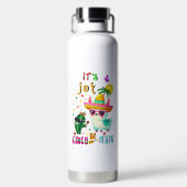 Het is een feestje Cinco De Mayo Waterfles (Achterkant)