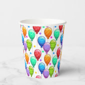 Het is een feestje om te vieren papieren bekers (Achterkant)