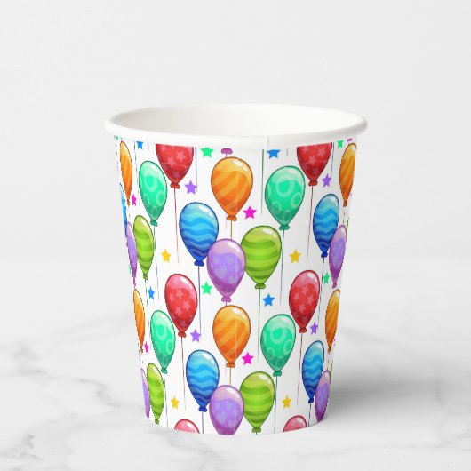 Het is een feestje om te vieren papieren bekers (Rechts)