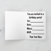 Het is een feestje! pinguïnuitnodiging (Binnen)