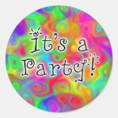 Het is een feestje! Sticker (Voorkant)