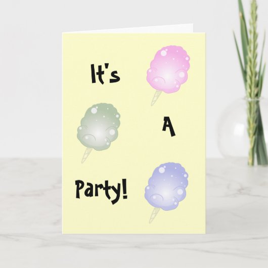 Het is een feestje! Uitnodiging (Voorkant)