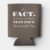 Het is een feit | Groomsman Grappig Voorstel Bruin Blikjeskoeler (Voorkant)