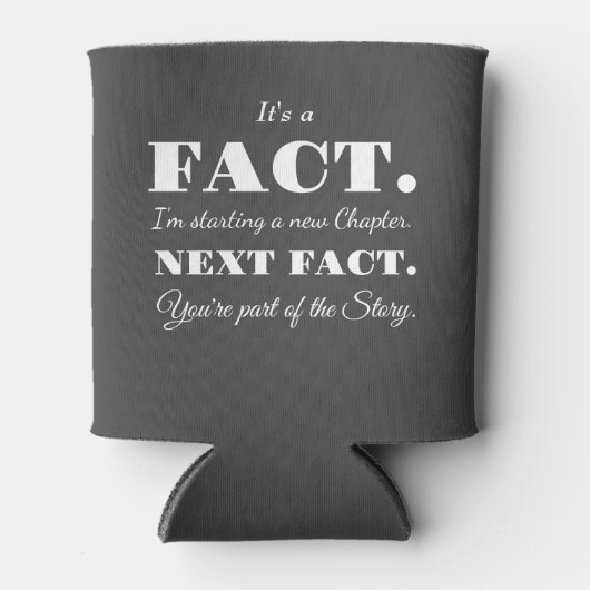 Het is een feit | Groomsman Grappig Voorstel Donke Blikjeskoeler (Voorkant)