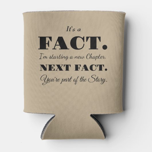 Het is een feit | Groomsman Grappig Voorstel Khaki Blikjeskoeler (Voorkant)