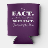 Het is een feit | Groomsman Grappig Voorstel Paars Blikjeskoeler (Voorkant)