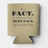 Het is een feit | Groomsman Grappig Voorstel Zand  Blikjeskoeler (Voorkant)