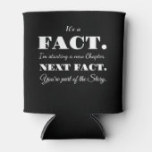 Het is een feit | Groomsman Grappig Voorstel Zwart Blikjeskoeler (Voorkant)