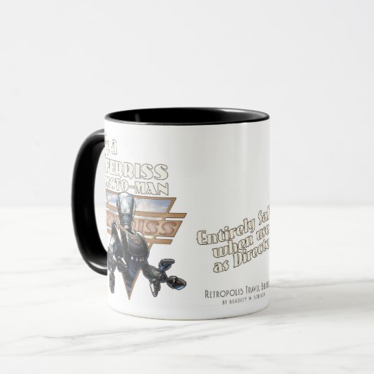 Het is een Ferriss Moto-Man Mok (Voorkant links)