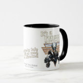 Het is een Ferriss Moto-Man Mok (Voorkant rechts)