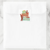 Het is een Festivus voor de rest van ons Vierkante Sticker (Tas)