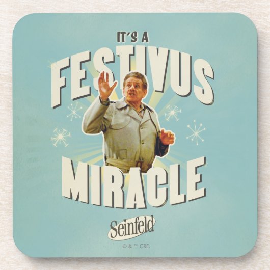 Het is een Festivus Wonders Bier Onderzetter (Voorkant)