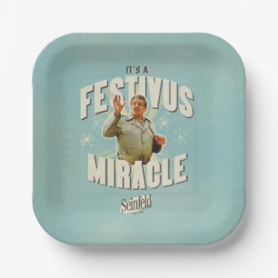 Het is een Festivus Wonders Papieren Bordje