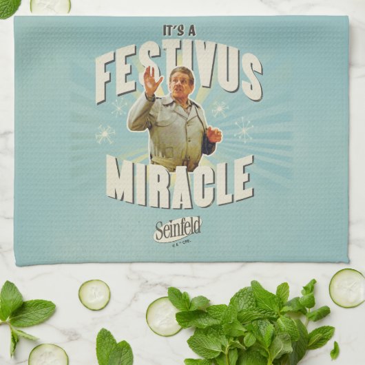 Het is een Festivus Wonders Theedoek (Gevouwen)