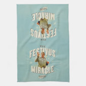 Het is een Festivus Wonders Theedoek (Verticaal)