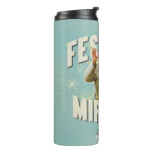 Het is een Festivus Wonders Thermosbeker (Gedraaid links)