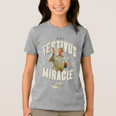Het is een Festivus Wonderslag Tri-Blend Shirt (Voorkant)