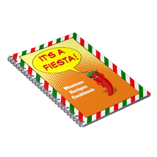 Het is een Fiesta Blank Notitieboek (Rechterzijde)