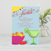 Het is een Fiesta! | partijuitnodiging Kaart (Staand voorkant)