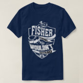 Het is een FISHER Ding Cadeaus T-shirt (Design voorkant)