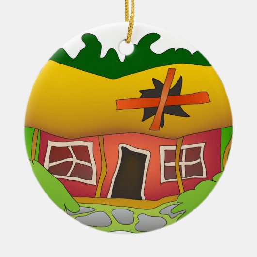 Het is een Fixer Upper Keramisch Ornament (Voorkant)