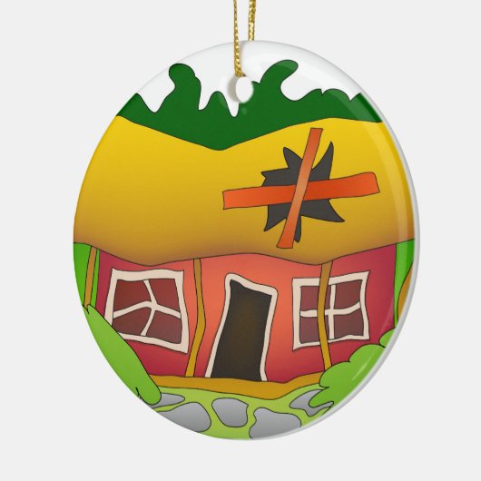 Het is een Fixer Upper Keramisch Ornament (Links)