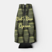 Het is een fles. flesjeskoeler (Achterkant)